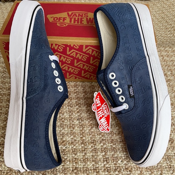 Vans Authentic Deboss Otw Blues/True White WMNS - Picture 12 of 16